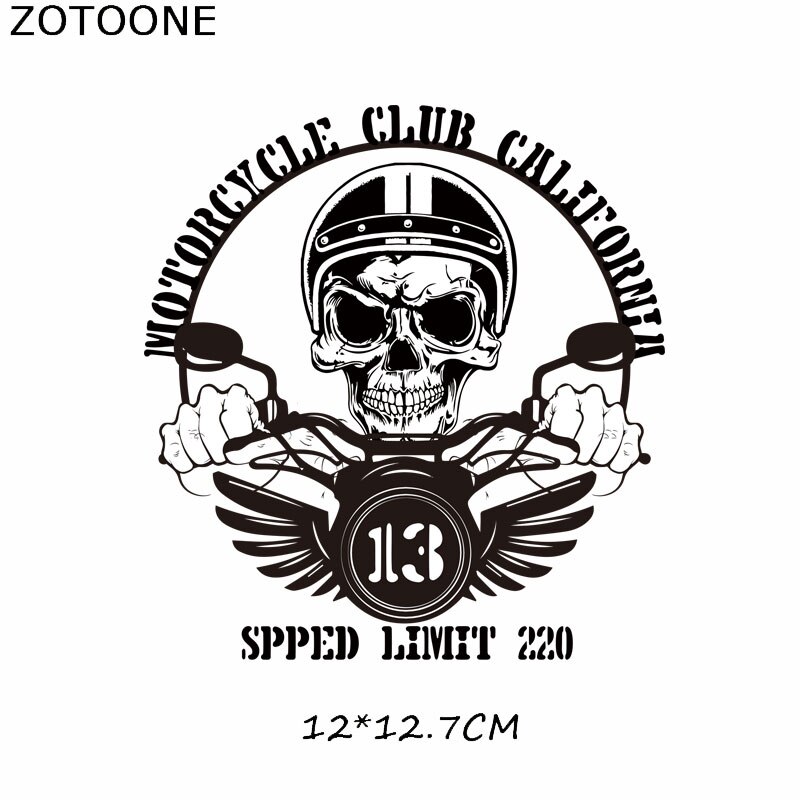 Zotoone Eenvoudige Schedel Tijger Ijzer Op Patches Voor Kleding Dreamcatcher Heat Transfers Voor T-shirts Stickers Toepassingen Als E: ZT0661