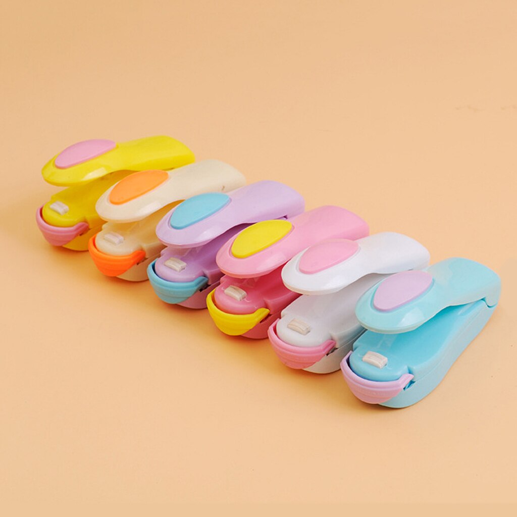 Bærbar mini-sealer-forseglingsmaskine til plastikposer, der forsegler opbevaring af fødevarer til konservering af fødevarer