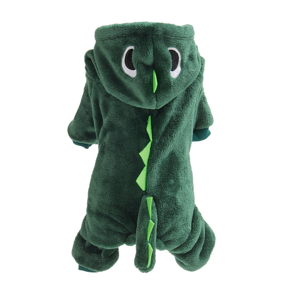 Juhla halloween koriste söpö dinosauruksen muotoinen koiran vaatteet haalarit lemmikkeille koiranpentu huppari vaatteet tee itse cosplay puku