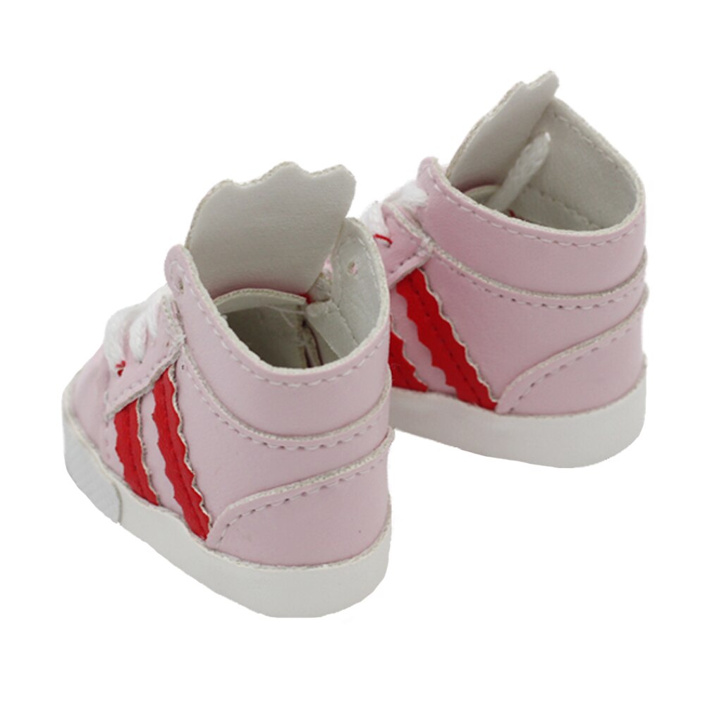 5.3*2.8cm kpl mini-nuken urheilukenkiä 14.5 tuuman nukeille sopivaksi sopivaksi sopivaksi, 20cm pehmoista exo 1/4 bjd-nukelle sopivaa kangaslenkkaria, saappaita, asusteita, leluja