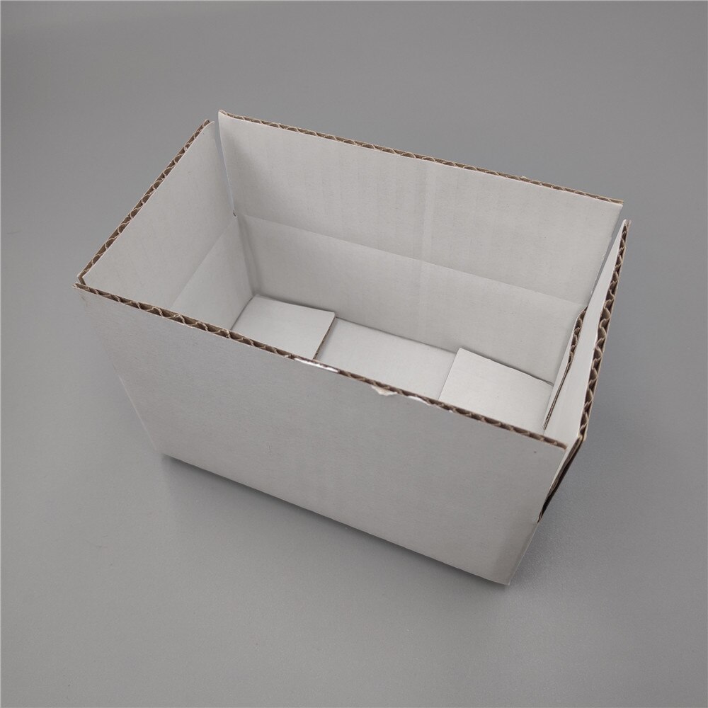 17.5*9.5*11.5cm 10pcs white E-Flute express Packaging Box Corrugated Cardboard Mailer White Mail box