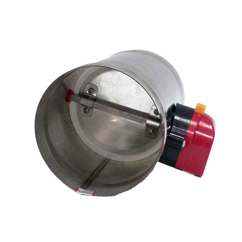 HVAC 5 inch rvs elektrische air demper klep luchtkanaal gemotoriseerde terugslagklep 125mm ventilatie pijp klep 220 v/24 V/12 V