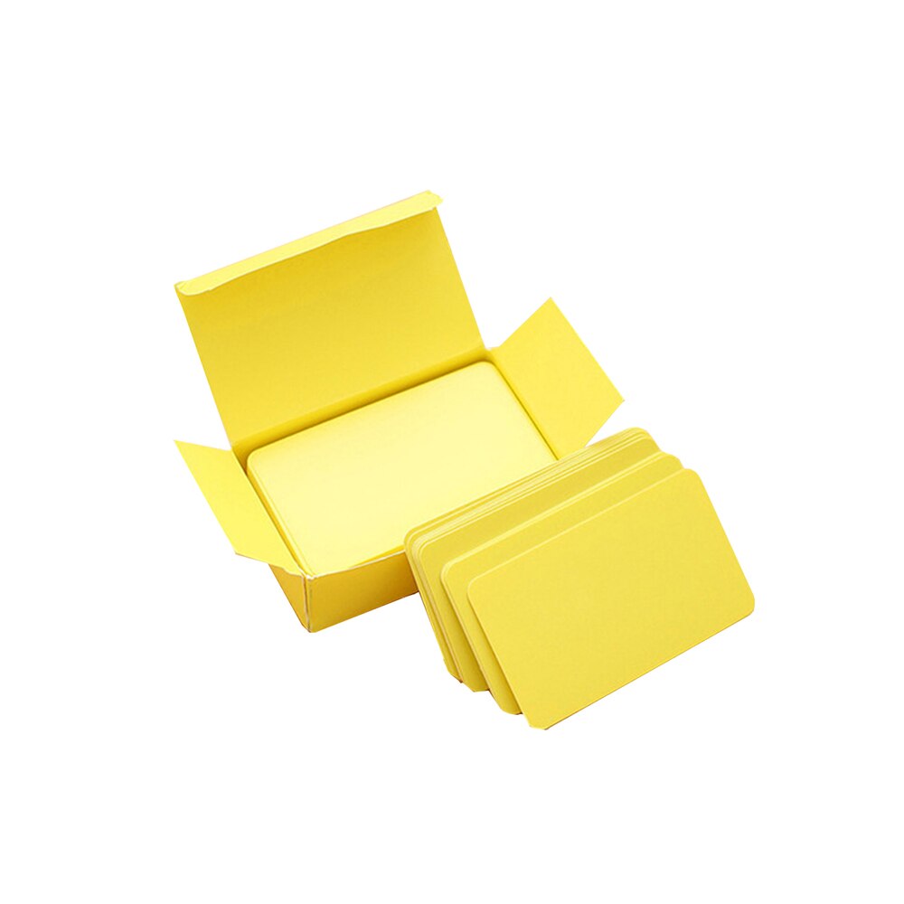 90Pcs Blank Business Cards Message Card Wedding Party Greeting Papers Notepad School Stationery Cards Office Memo Handmade Props: XQ3965