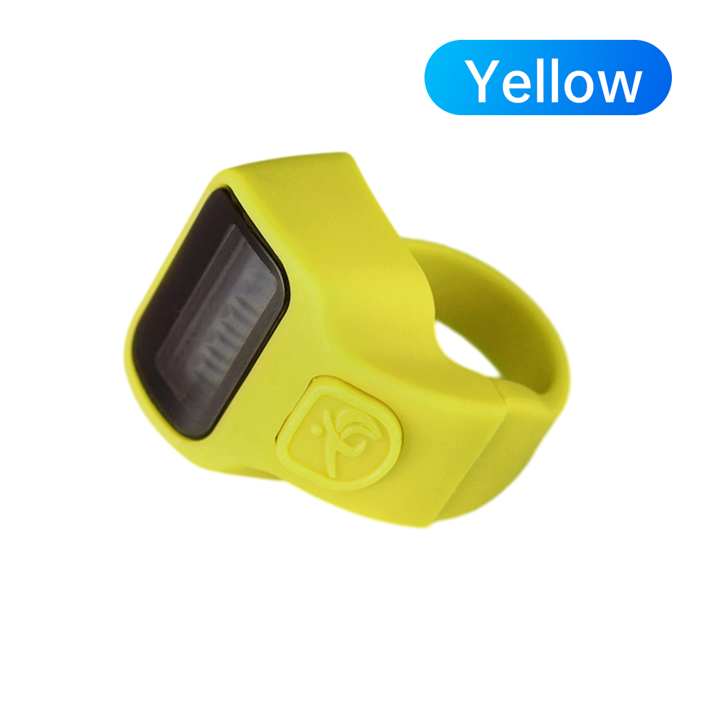 Digitale Hand Teller Handmatige Teller Telling Golf Clicker Training Teller 5 Cijferig Nummer Hand Gehouden Teller Mini Mechani: YELLOW