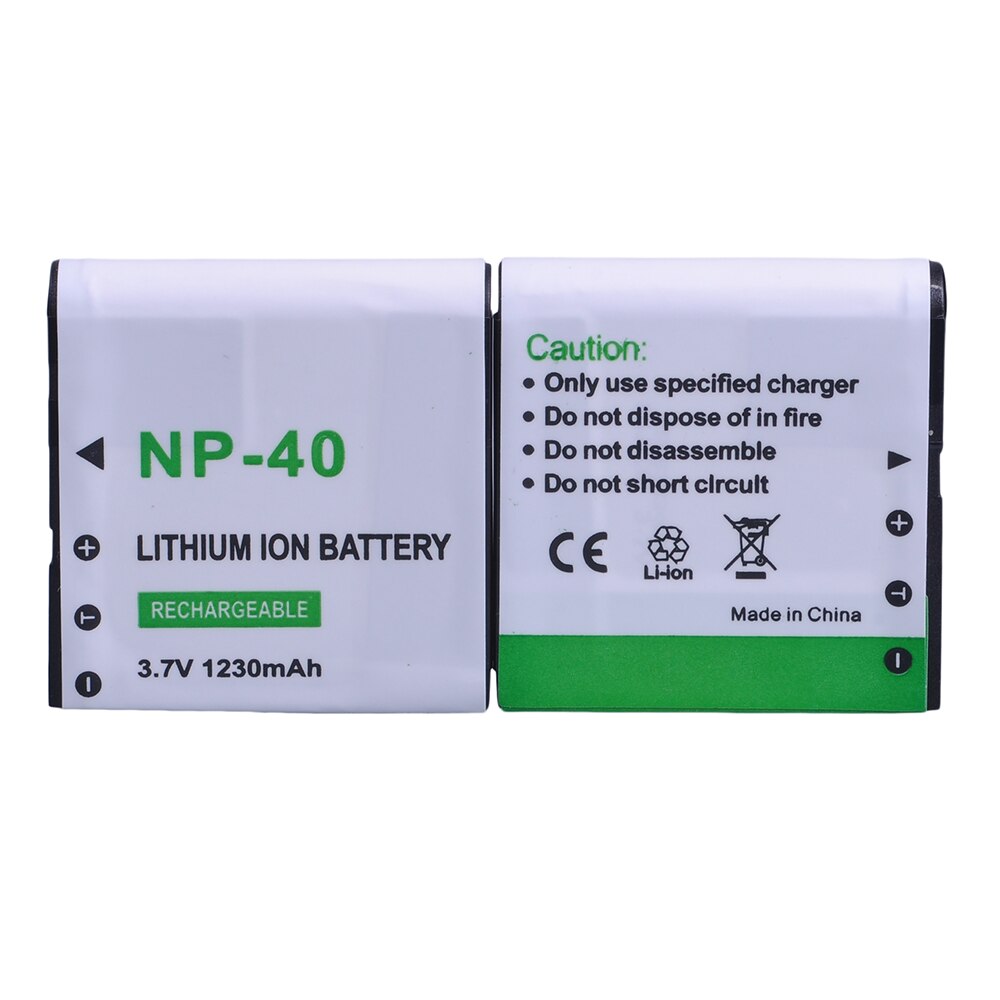 3Pcs 1230mAh NP-40 NP 40 NP40 Li-ion Battery for EX-FC100 EX-P505 EX-Z100 EXILIM EX-Z1050 EX-P600/P700 EX-Z57