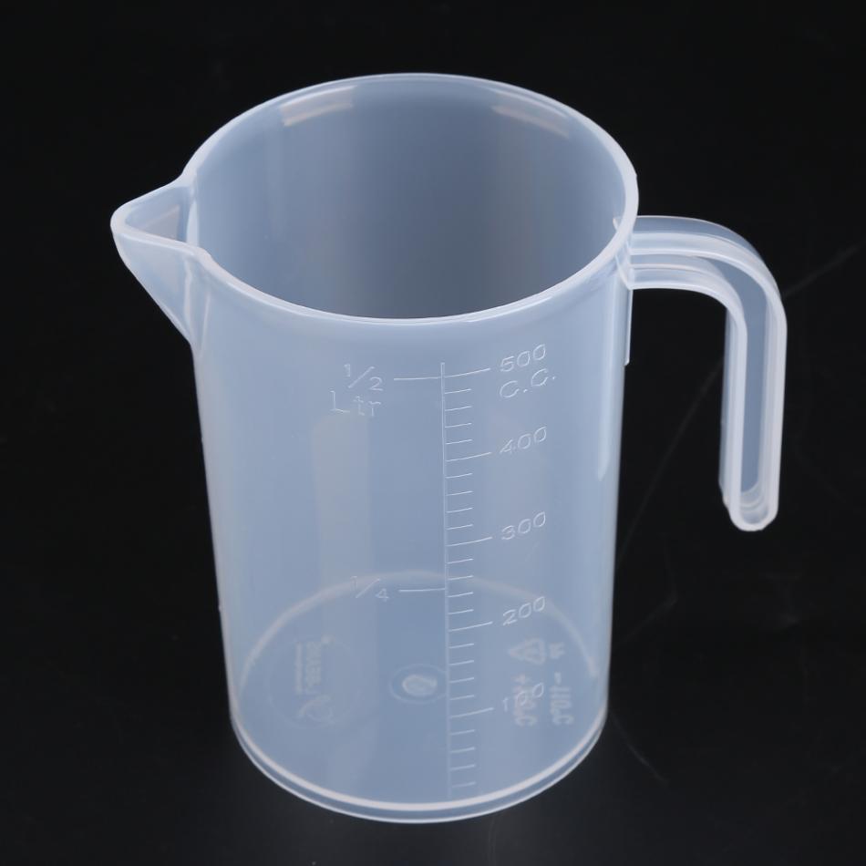 Taza Medidora De Plástico De 500/1000ML Con Tapa, ... – Grandado