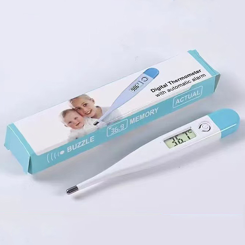 Termómetro 1-2P para fiebre, cuerpo básico Digital, axila Oral o pantalla LCD electrónica Rectal, medición de alta precisión, calor inteligente