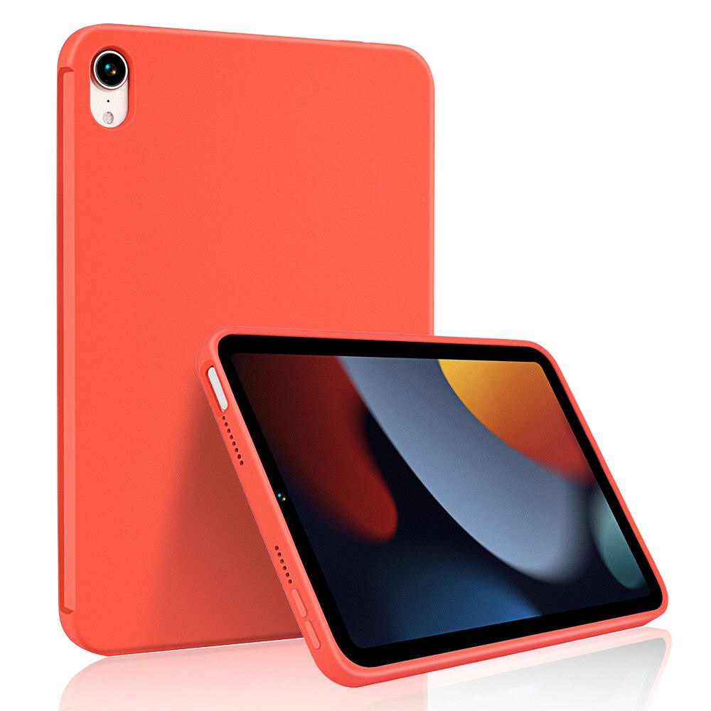 Oryginalny płynny silikon iPad pokrowiec ochronny na 2021 iPad Mini6 na 2021 iPad Air4 iPad Pro11 iPad Pro12.9 pokrowiec: Orange / 2020 Air4 10.9 inch