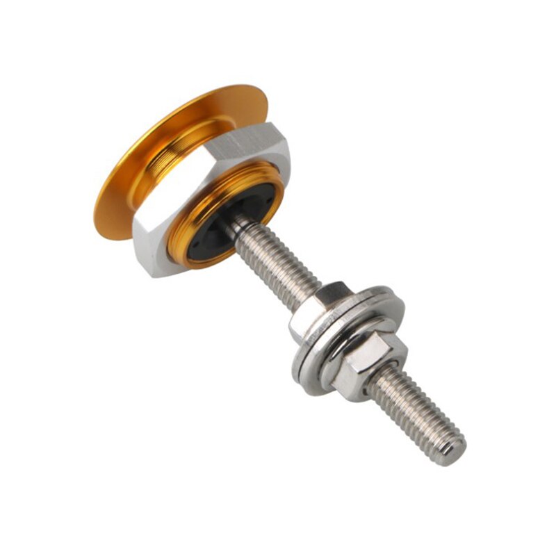 Universal Style Push Button Billet Hood Pins Lock Clip Kit Car Quick Pins