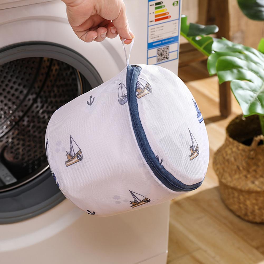 Washing Laundry Bag Foldable Socks Clothes Protection Net Washing Bag Thickened Washing Garment Mesh Bag Zipper Laundry Pouch