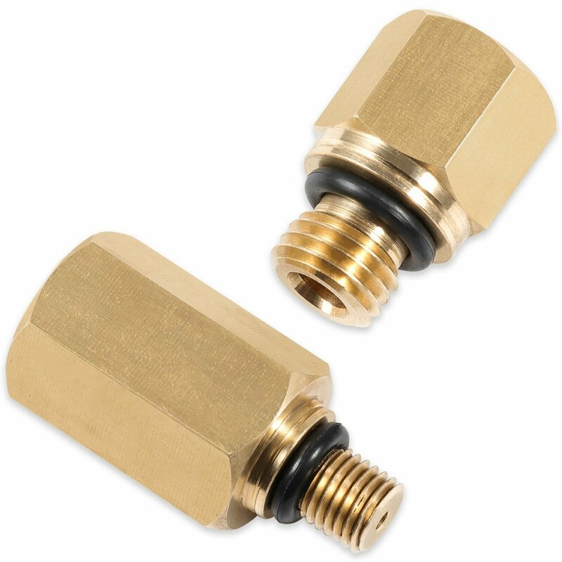 3Pcs Air Test Fitting Tool & Oil Rail Adapter Leak Test Kit for Ford 6.0L Powerstroke