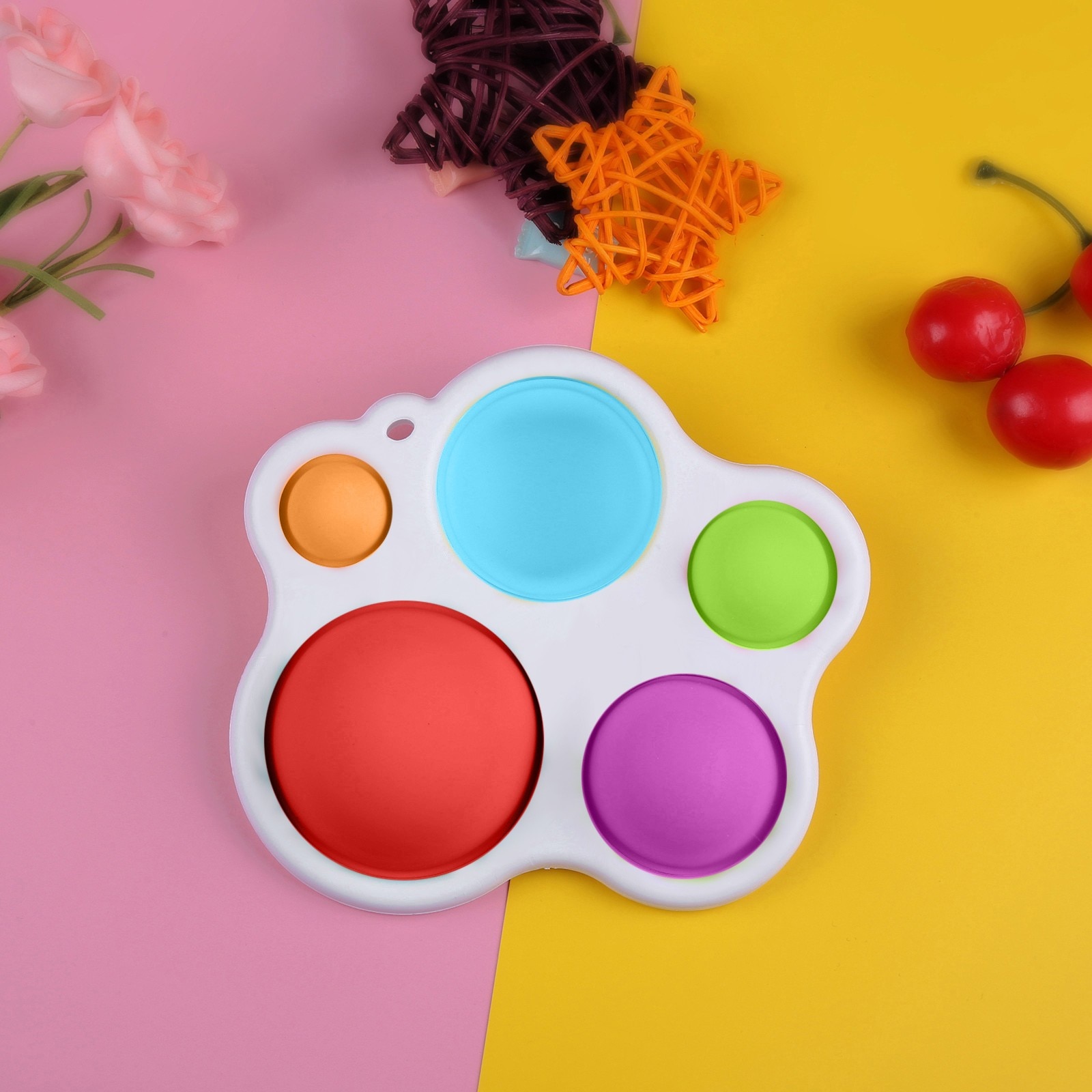 Simple Dimple Fidget Sensory Toy Stress Relief Toy Autism Anxiety Relief Stress Pop Bubble Fidget Sensory Toy Special Need toy