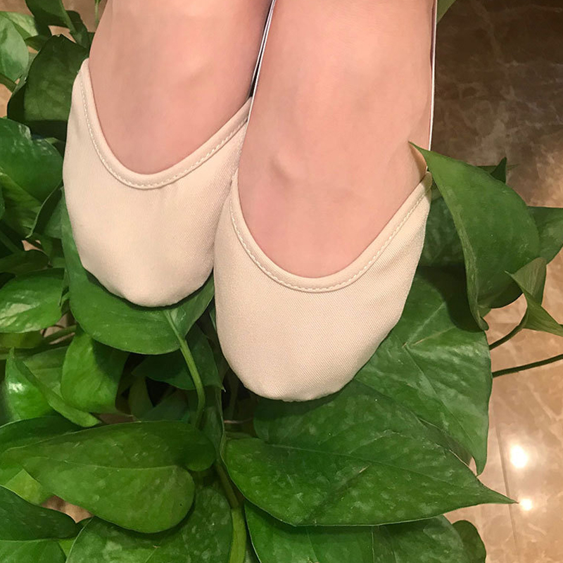 Soft Half Knitted Socks Rhythmic Gymnastics Toe Shoes Elastic Dance Feet Protection Shoes Ballroom Accessories for Girls ENA88