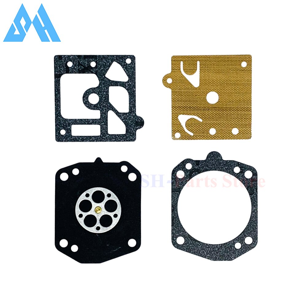 Carburateur Reparatie Kit Kettingzaag Vervangende Onderdelen Voor Walbro K22 Hda Onderdelen Membraan Pakking Naald Reparatie Kit 12 Stks/set