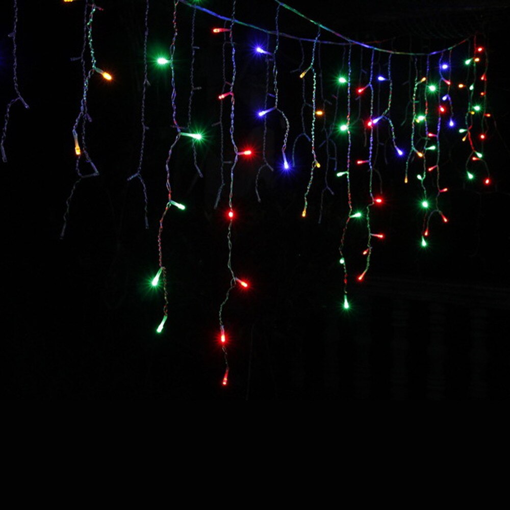Led string lys 120 led sølvtråd krans hjem jule bryllupsfest dekoration powered  by 5v batteri usb fairy light #15: Flerfarvet