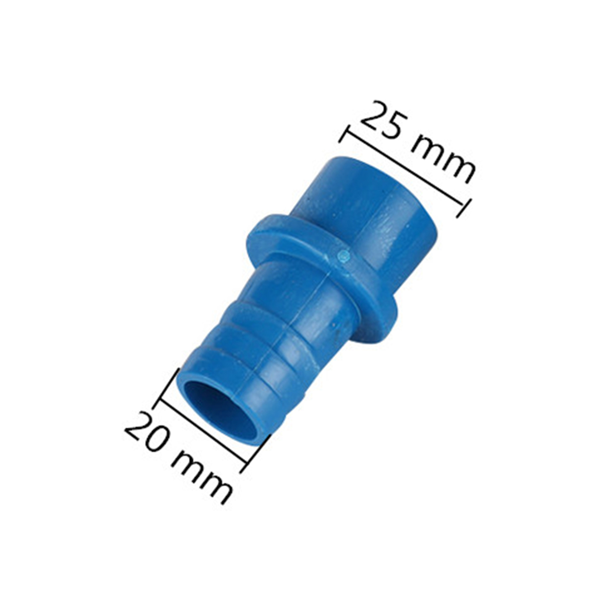Upvc slange pagodeforbindelse udvendig diameter 25mm to 12/16/20mm med modhager reducerende samling kunstvanding akvarium dræningssystem kobling: Brun