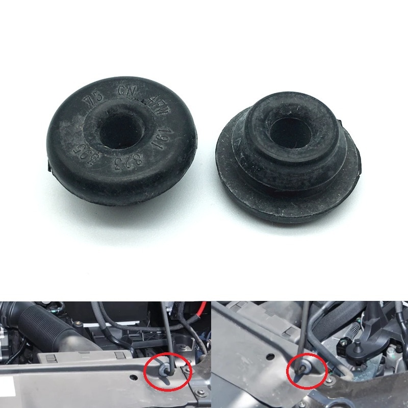 Hood Support Rod Rubber holder Bracket Bearing Engine Cover Strut Bar Rubber Ring Mat For VW Bora Jetta 6 mk6 Polo CROSS Yeti