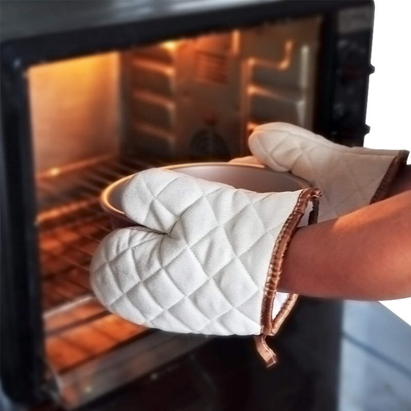 Guantes para hornear, manoplas aislantes térmicas para horno microondas, resistentes a altas temperaturas, antiquemaduras