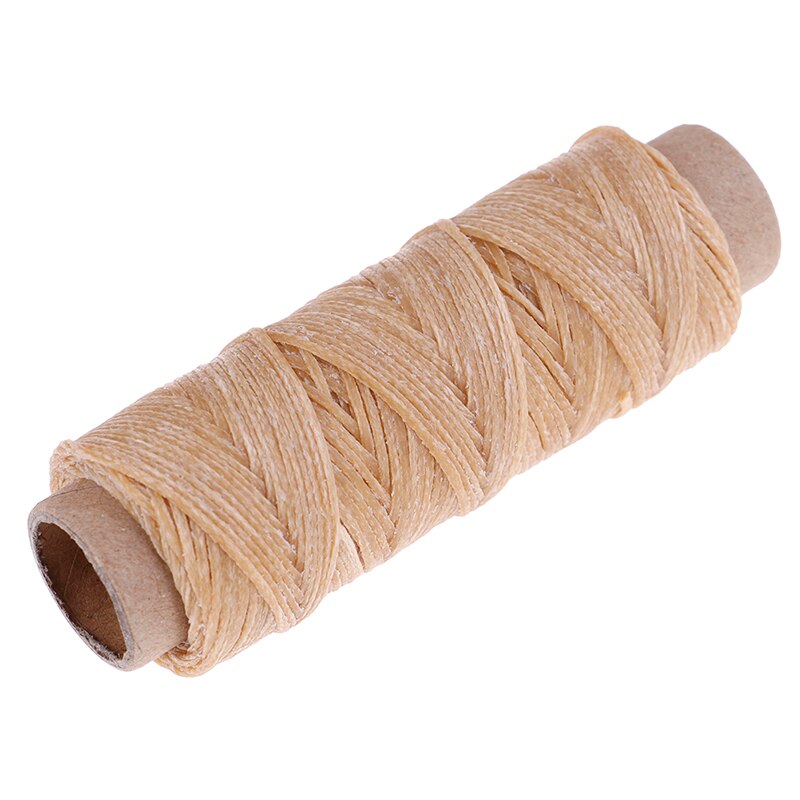 Hilo de coser encerado para zapatos de cuero, herramienta de costura a mano, 50 m/rollo: BG