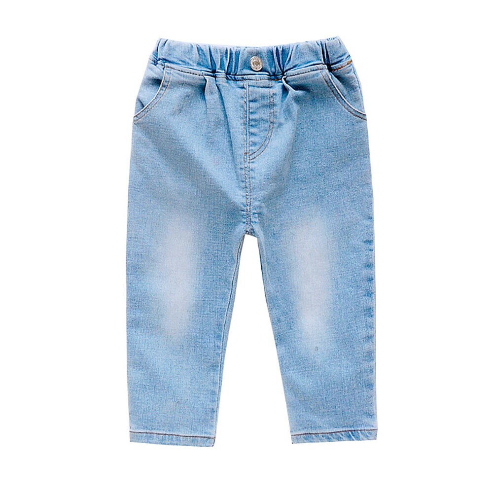 .baby dreng jeans bukser børn denim jeans til børn piger jeans med huller efterår nyhed tøj til spædbarn piger tiktok tøj: 8 tfit højde 130cm