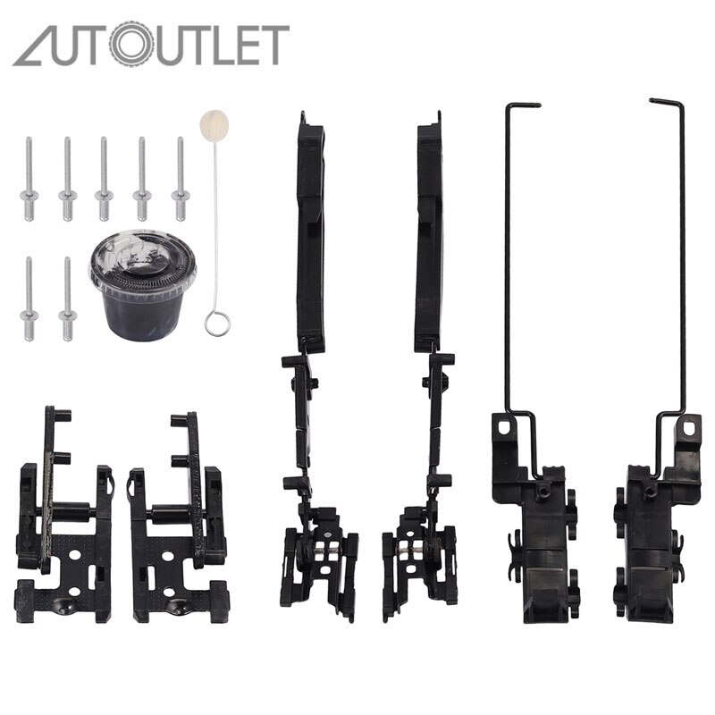 AUTOUTLET for Sunroof Repair Kit Brackets For Ford F150 F250 F350 Expedition Lincoln lift arms cam brackets and trough guides