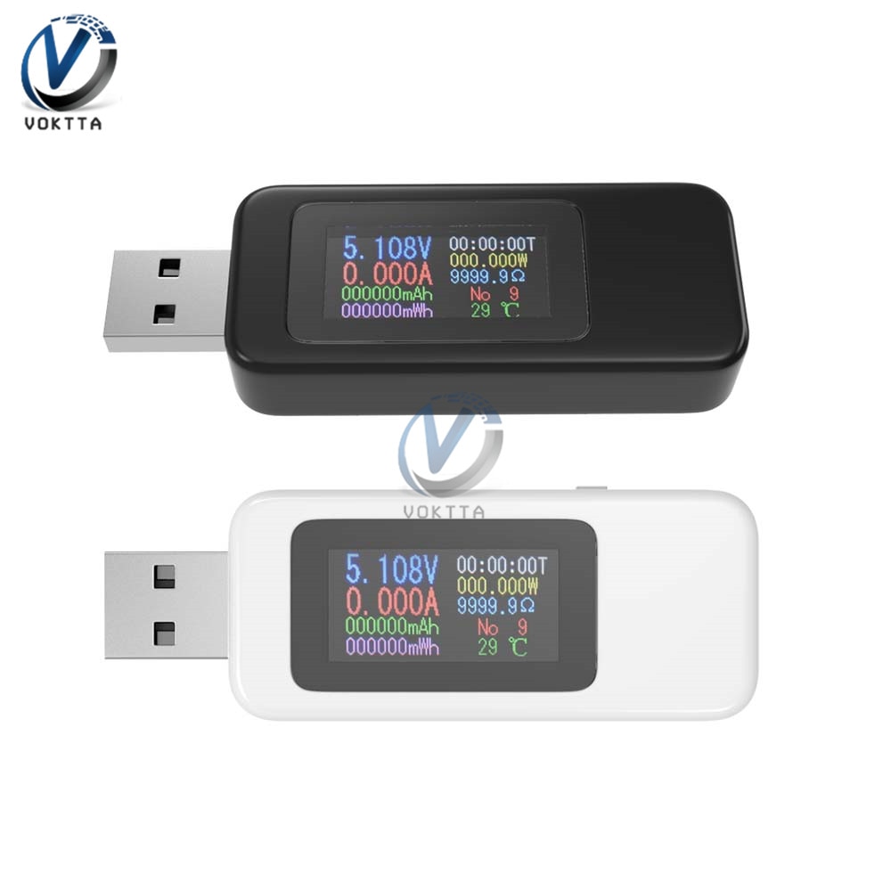 USB Tester Voltmeter Amperemeter Stroom spanning tester LCD Digitale Display Batterij Power Bank Charger Detector USB Arts