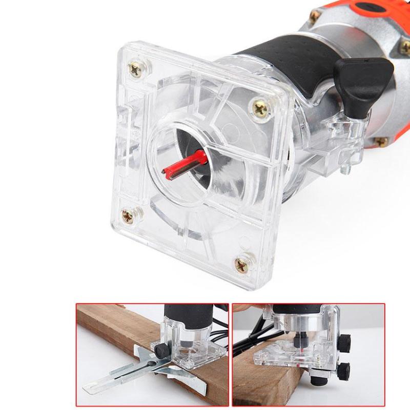 800W 33000 Rpm Houtbewerking Elektrische Trimmer 6.35Mm Hout Frezen Graveren Steken Trimmen Machine Hand Carving Hout Gat Router