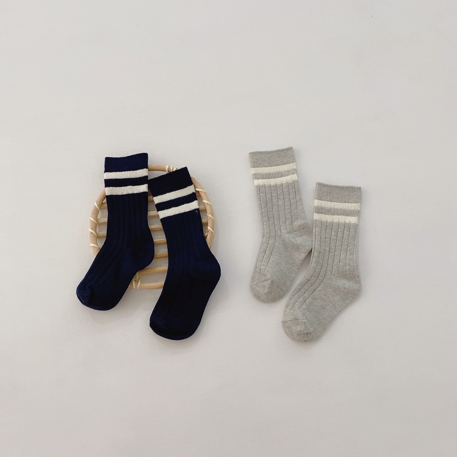 2 pares/lote meias de bebê listrado conforto algodão crianças meias crianças meninos meninas meias para 1-6 anos roupas de bebê acessórios