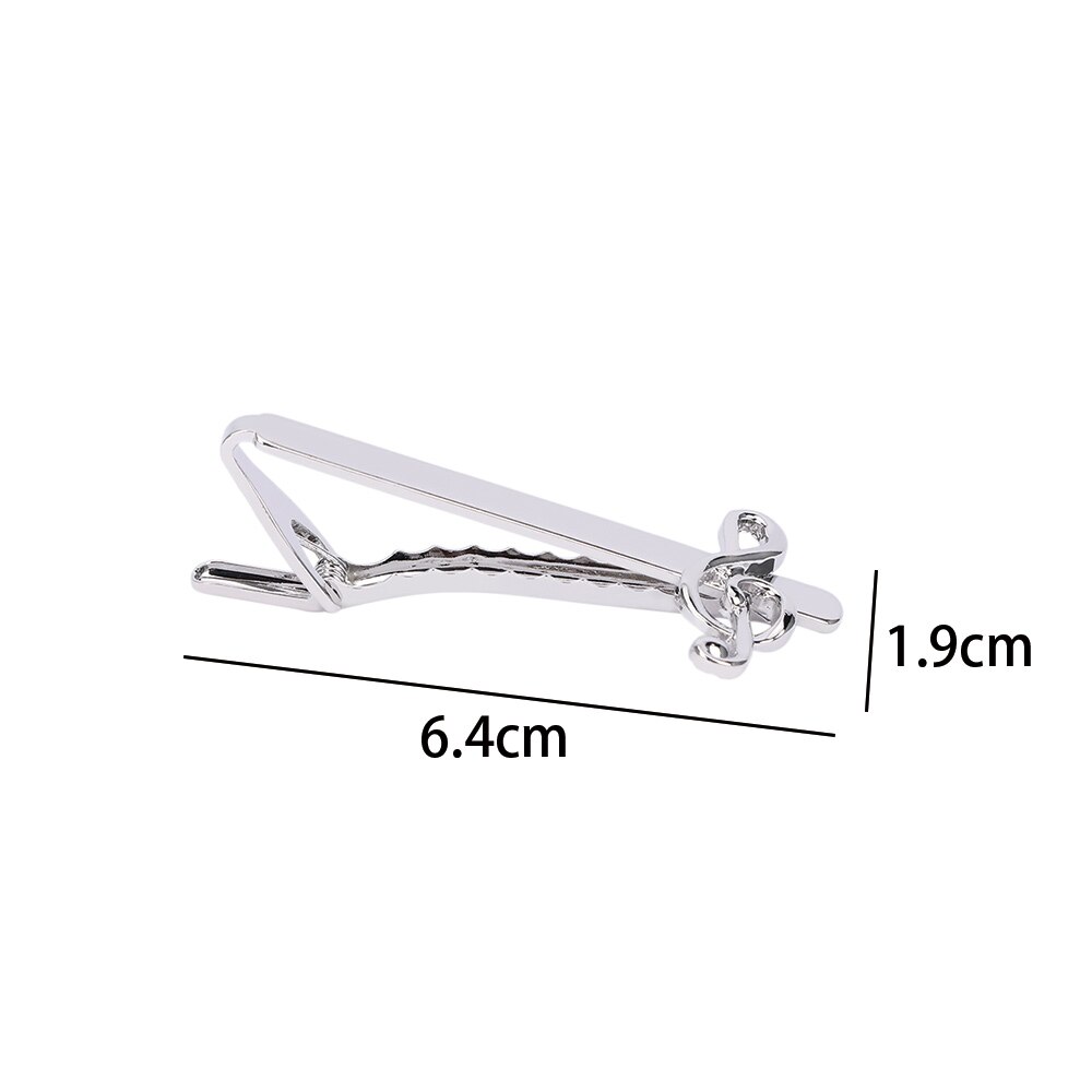 1 stuk stropdas clip in de vorm van een vliegtuig, stropdas clip met manchetknopen, stropdas sluiting voor heren, pakken en bruiloften: Muzikaal