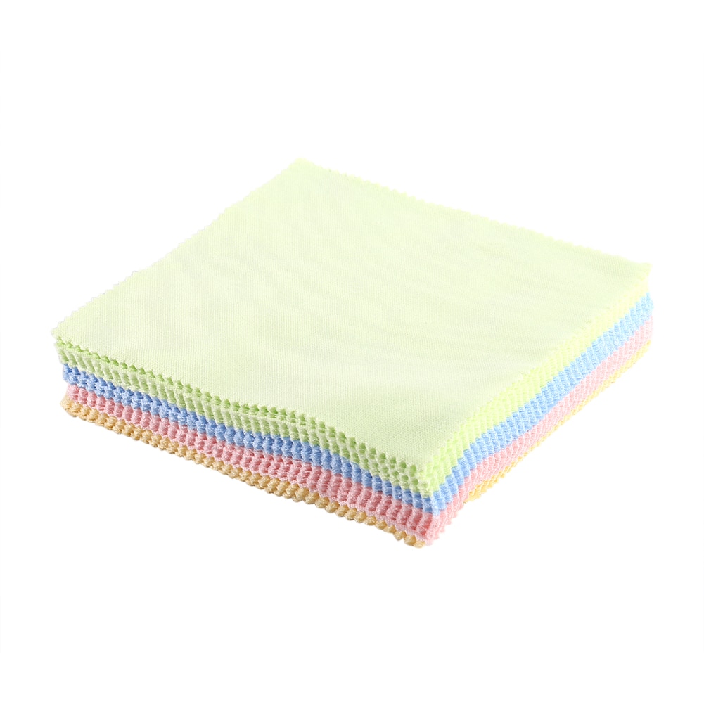 70pcs/Lots Microfiber Glasses Cleaning Cloth For Lens Chamois Glasses Cleaner Phone Screen Eyewear Cleaning Wipes
