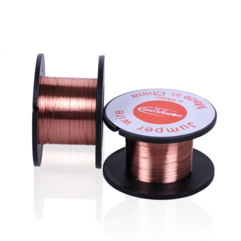 5 st 0.1mm kopparlödning lod ppa länk jumper tråd underhåll hopplina emaljerad reparation rulle svetstråd