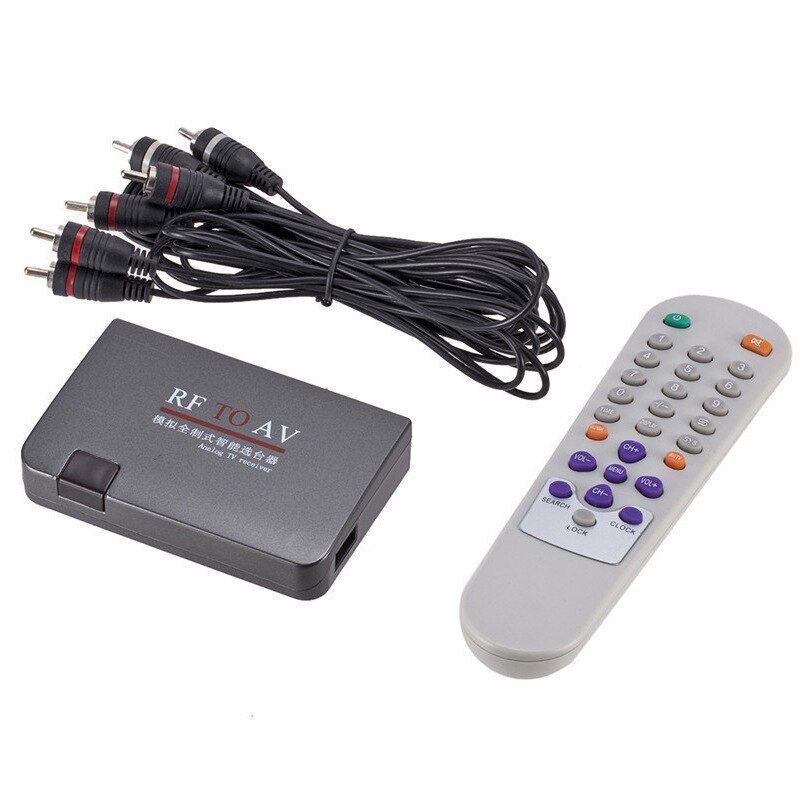 Rf til av konverter kanalvælger kanalforlænger kabel tv til projektion tv video port understøtter fuld standard
