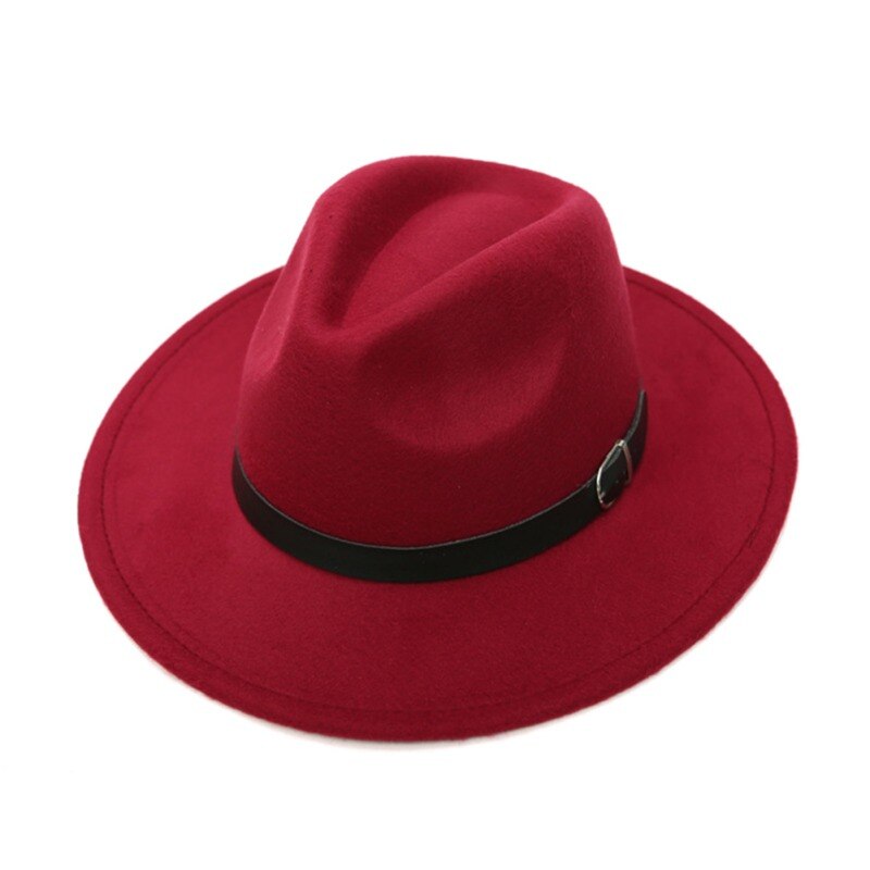 Unisex Hat Women Felt Hat Fedora Hats Women Classic British Imitation Woolen Autumn Winter Laday Jazz Streetwear Felt Hats: JR