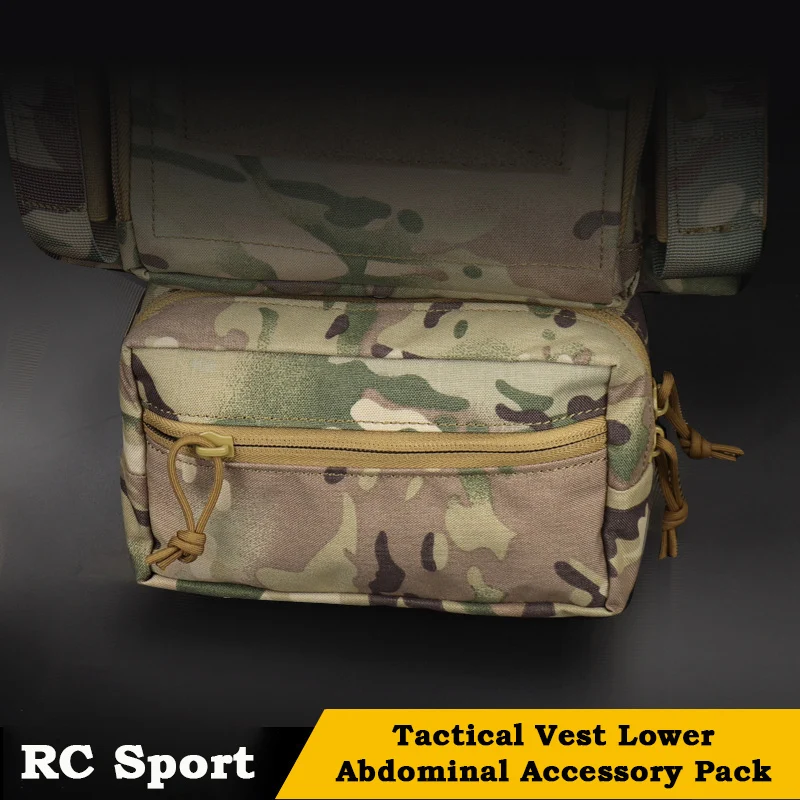 Colete tático dangler gota bolsa mini despejo abdominal bolsa fanny pacote para jpc cpc lbt d3cr mk3 mk4 placa transportadora armazenamento