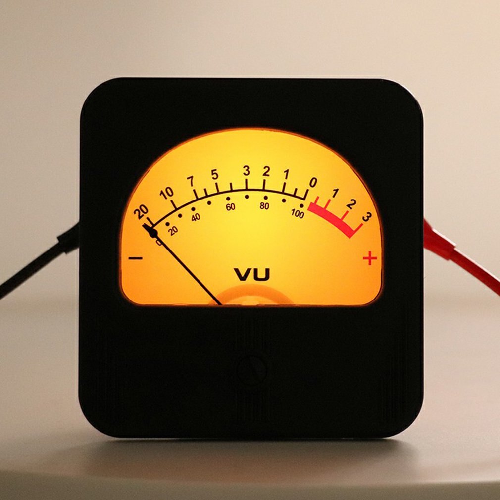 VU Level Meter With Backlight High-precision DB Tube Amplifier Meter Head Sound Pressure Meter Power Meter Audio Volume Meter