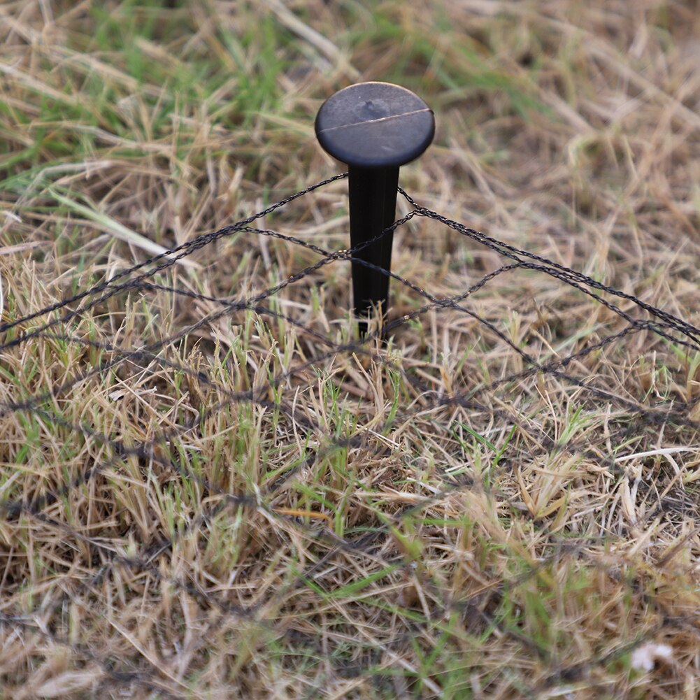 Multifunctional Plastic Yard Garden Stakes With Bandage For Agriculture Hand Tools Plant Support Holding Ground Down Tents