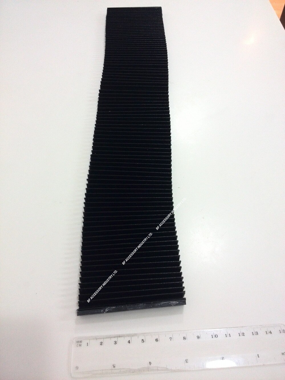 Cubiertas protectoras de fuelle tipo acordeón Flexible para máquina cnc-W = 80mm H = 10mm L = 1000mm