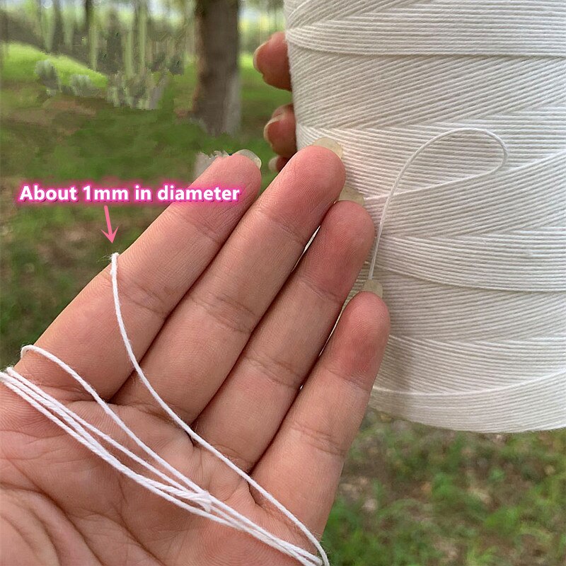 Tied To Pig Trotter String Tag File Bag 1mm White Polyester Cotton Thread Hanging Sausage Meat