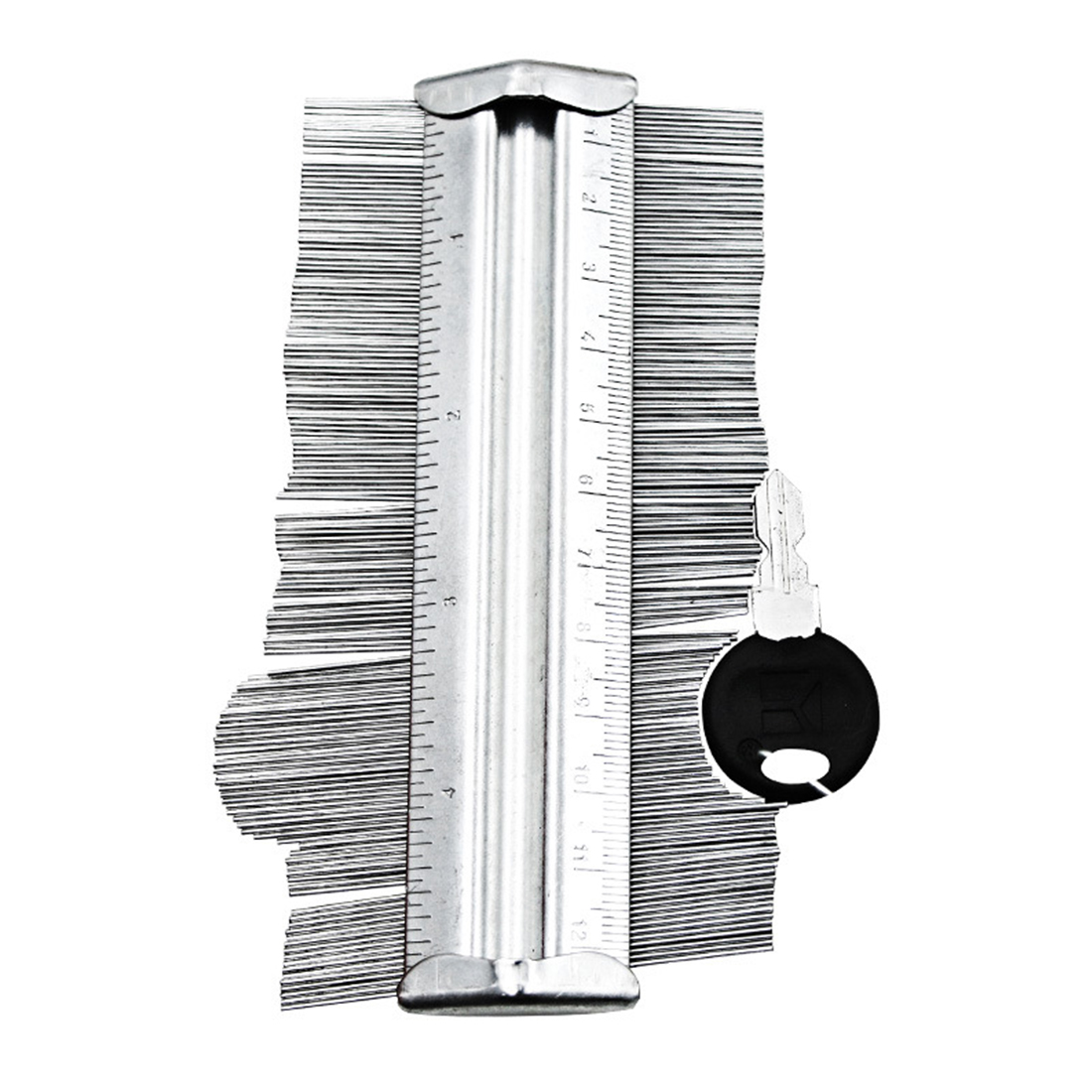 Contour irrégulier mesure jauge décoration profil en acier motif profilé profondeur carrelage métal carreaux acier 125MM