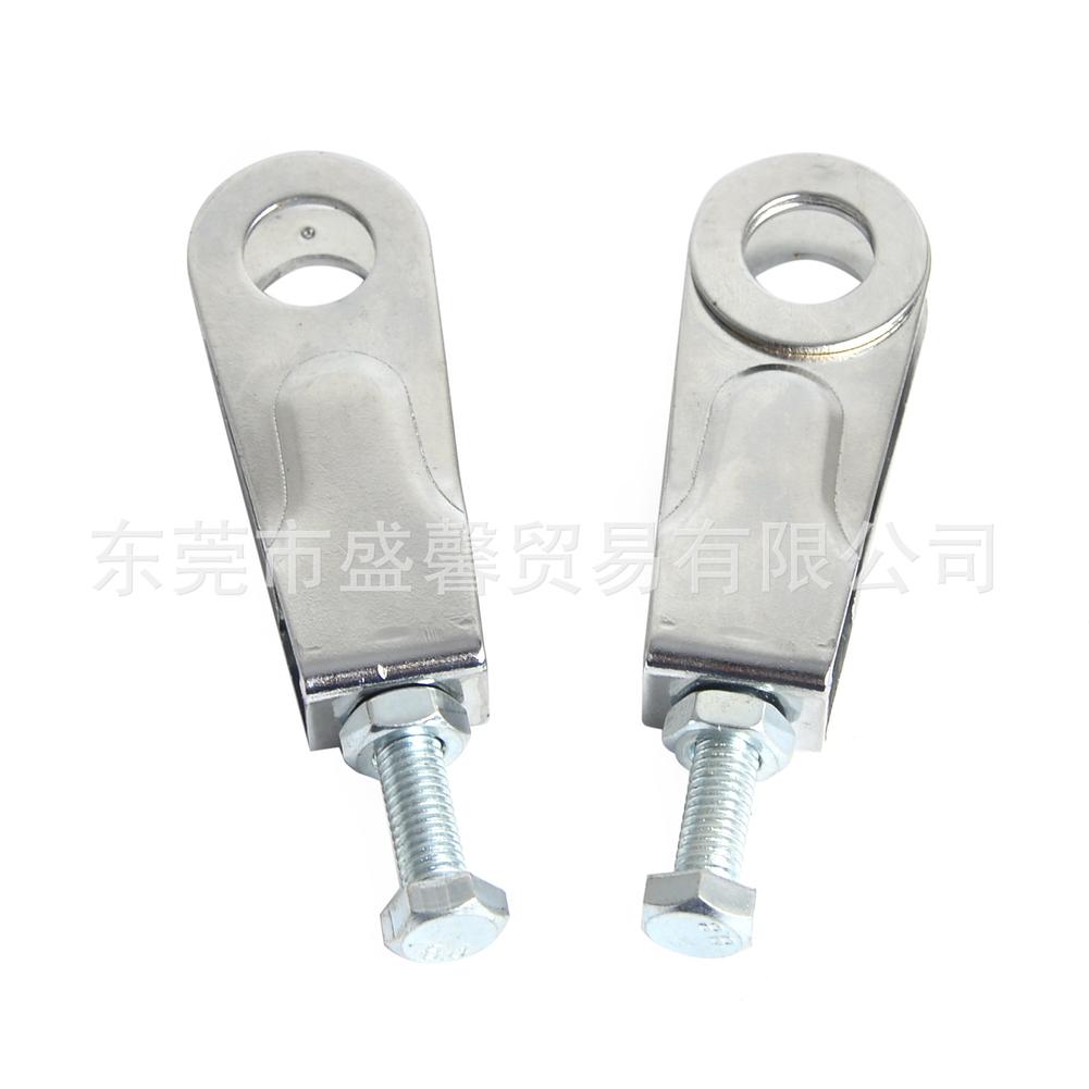 1Pair 15mm Axle Puller Tensioner Wheel Chain Adjuster Pair for Yamaha YBR 125 Accessories