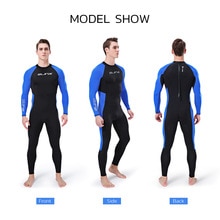 Men Longsleeve Rash guard suit surfing suit one piece For SKIN Diving Surfing Swimming ,Comfortable And Breathable Swimsuit