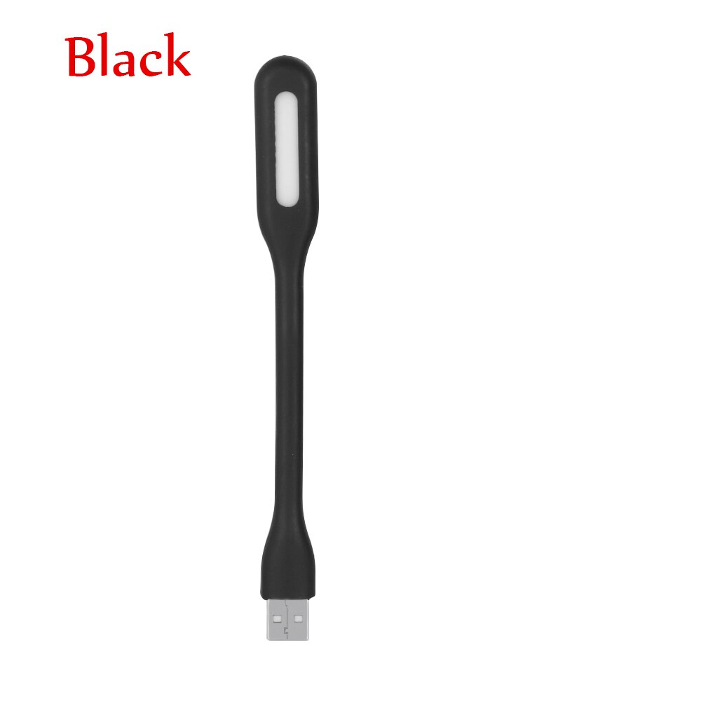 Multifunktions Mehrfarbig Mini USB LED Licht Computer Lampe Notizbuch PC Laptop Lesen Nacht Auto Zubehör Auto Styling Ornament: Schwarz