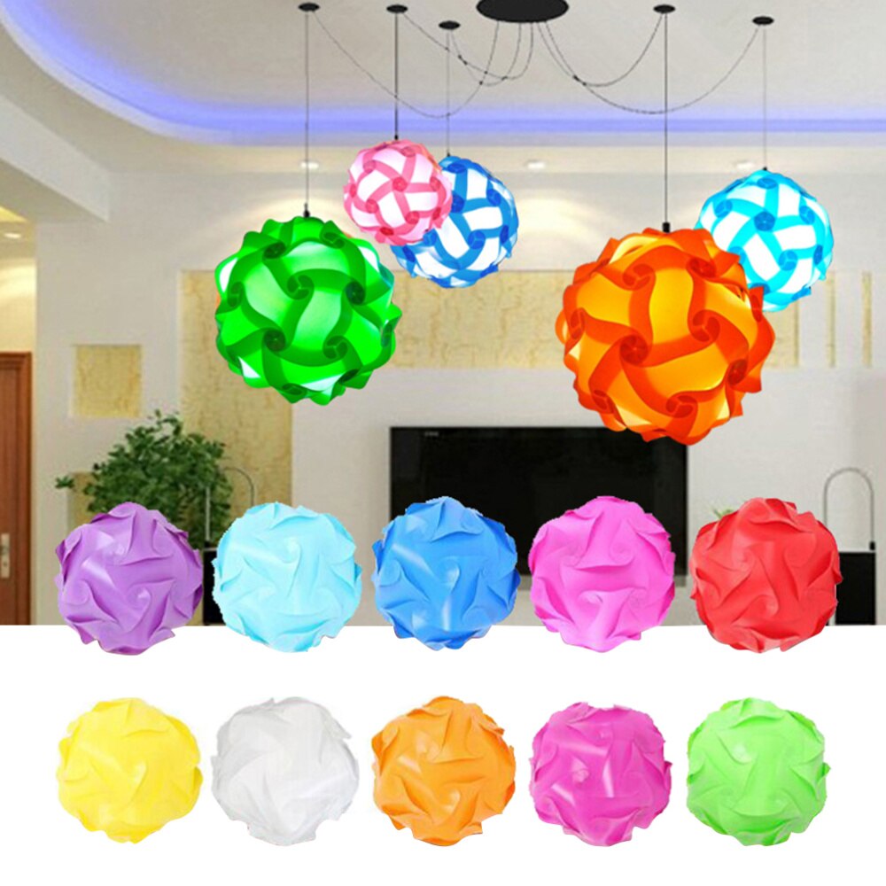 30 pcs Lamp Shade Set Plastic DIY Home Decor for Living Room Kids Room Bedroom