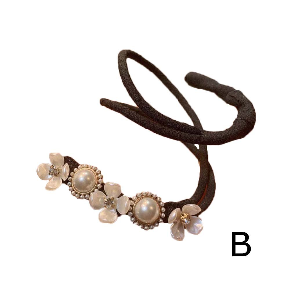 Outil de coiffure en coquillage coréen pour femmes, , perle, Simple, chignon, tempérament, accessoires de coiffure, coiffure sauvage: 2