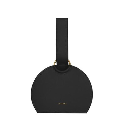 ! Bolso de mano de medio círculo de para mujer, bolso de mano para mujer, bolso de mano sencillo para el ocio, bolso de mano salvaje de color sólido de súper estrella.: 1