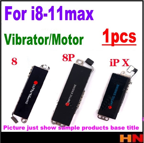 Módulo de Motor vibrador para iPhone 11 pro max XS XR 8 8P plus X, módulo de Cable flexible de vibración, piezas de repuesto Flex, 1 ud.
