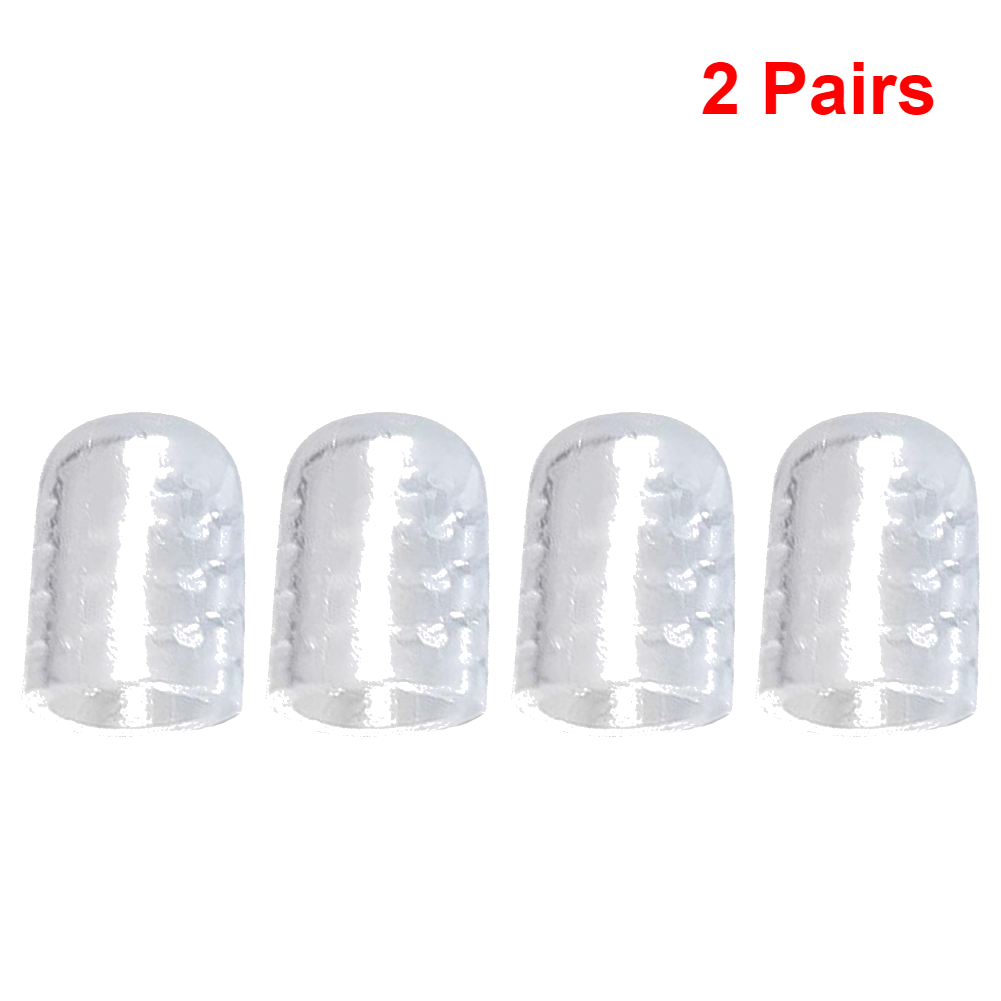 1-20Pairs Toenails Protection Relief Pain Silicon Resin Toe Caps Cover Protectors Transparent Sweatproof Wear-Resistant For Foot: light green