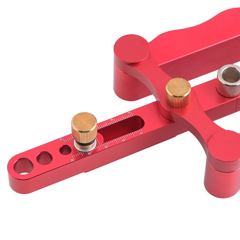 Houtbewerking Zelfcentrerend Doweling Jig 6/8/10mm Hout Deuvel Positionering Boor Gids Kit Voor Puncher locator Timmerwerk Gereedschap