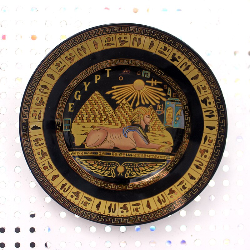 1PC styl egipski ściany wiszące płyty domu dekoracyjne bar dekoracja robić tła naczynia ozdoby ręcznie wykonane: 1886