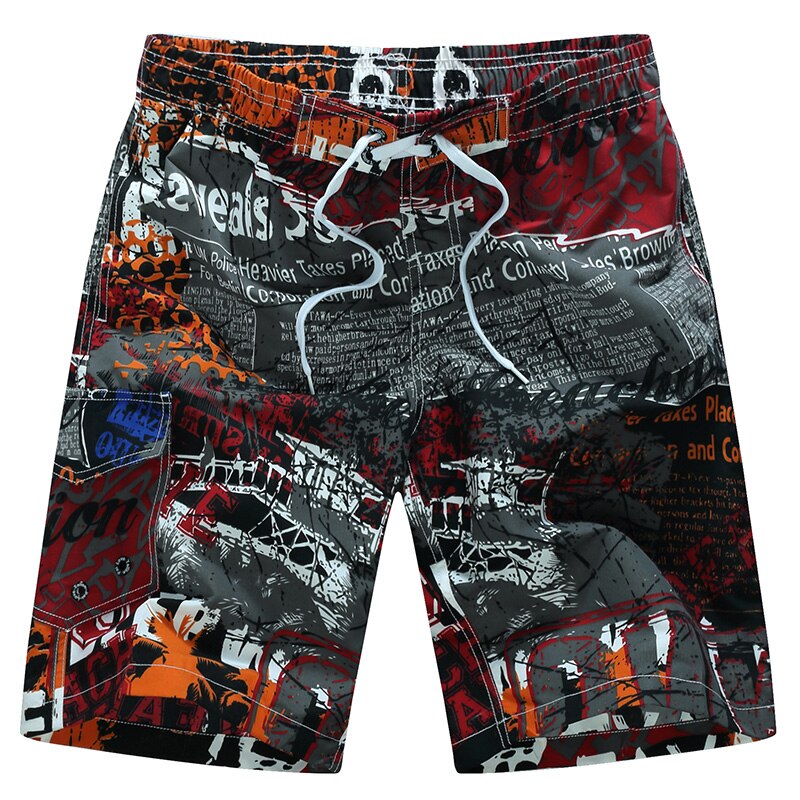 Pantalones cortos de secado rápido para hombre, Shorts de playa transpirables con bolsillo, para Crossfit, surf, natación, deporte acuático, en la piscina